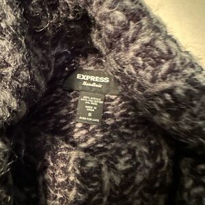 Express women’s hand knit sweater small
